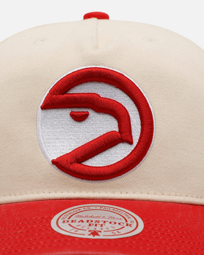 Mitchell & Ness Atlanta Hawks 'Washed Cotton' Deadstock Snapback Off White