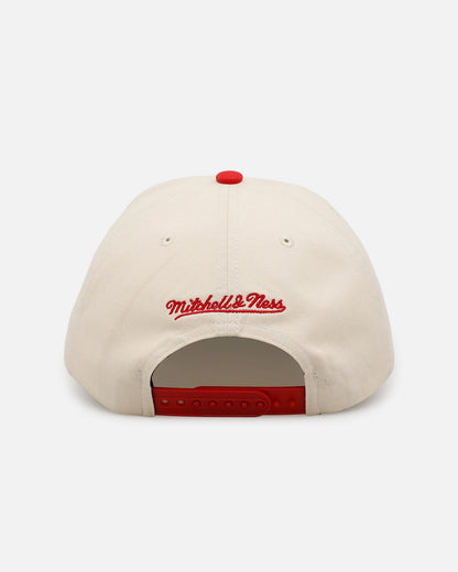 Mitchell & Ness Boston Red Sox 'Washed Cotton' Deadstock Snapback Off White