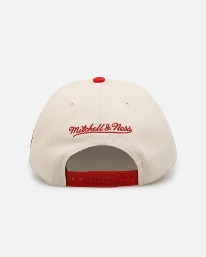Mitchell & Ness Houston Rockets 'Washed Cotton' Deadstock Snapback Off White