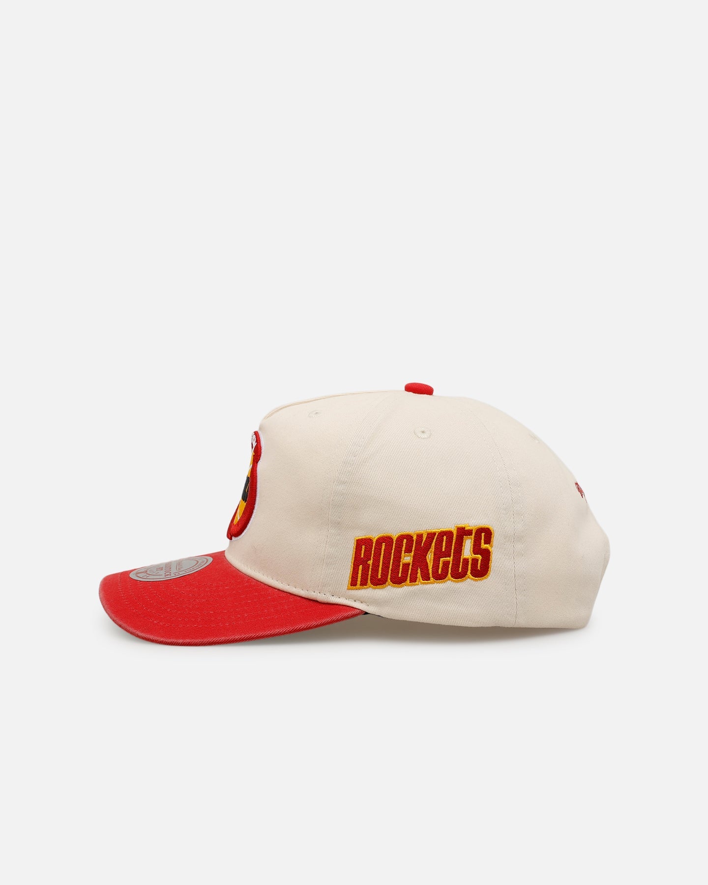 Mitchell & Ness Houston Rockets 'Washed Cotton' Deadstock Snapback Off White