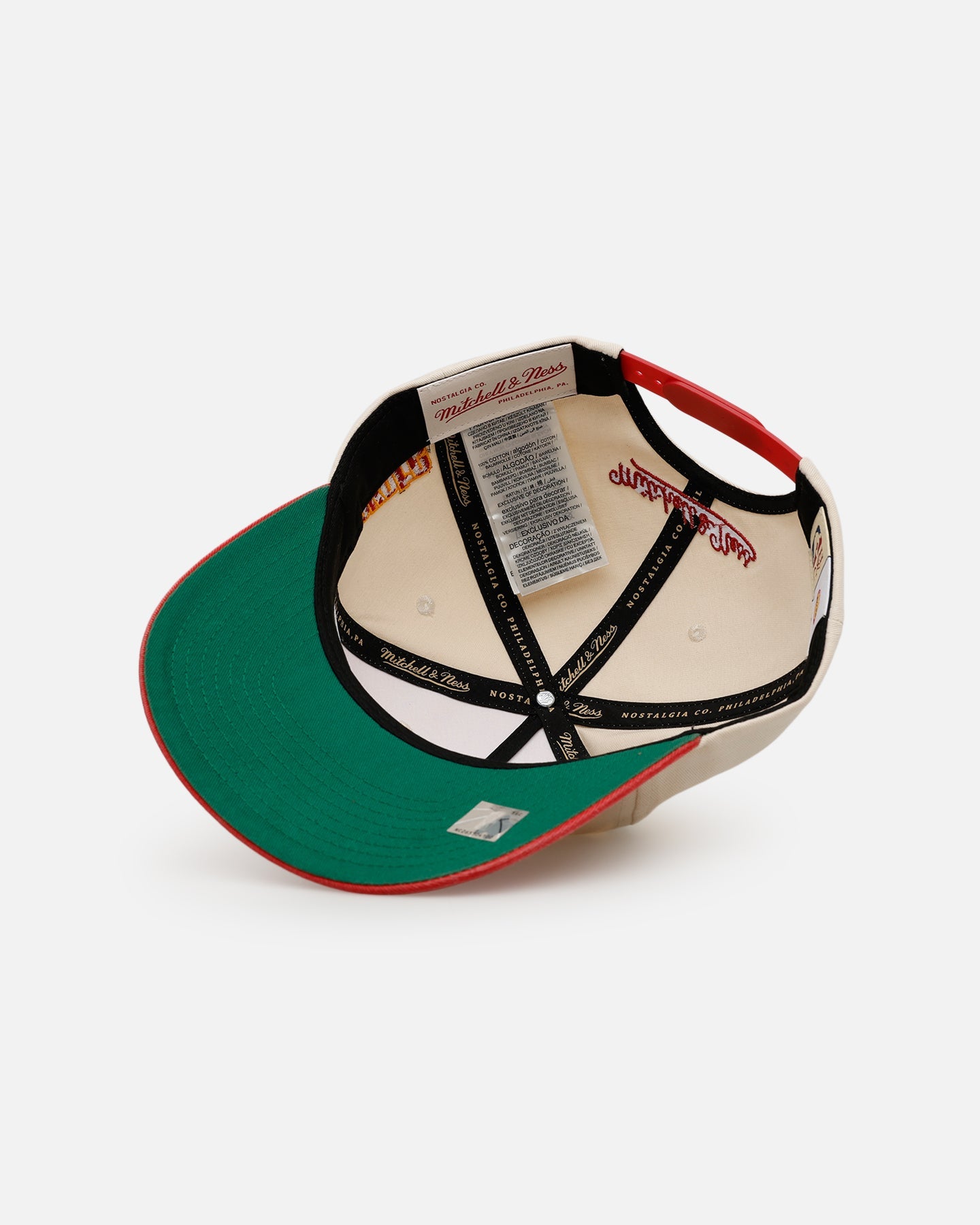 Mitchell & Ness Houston Rockets 'Washed Cotton' Deadstock Snapback Off White