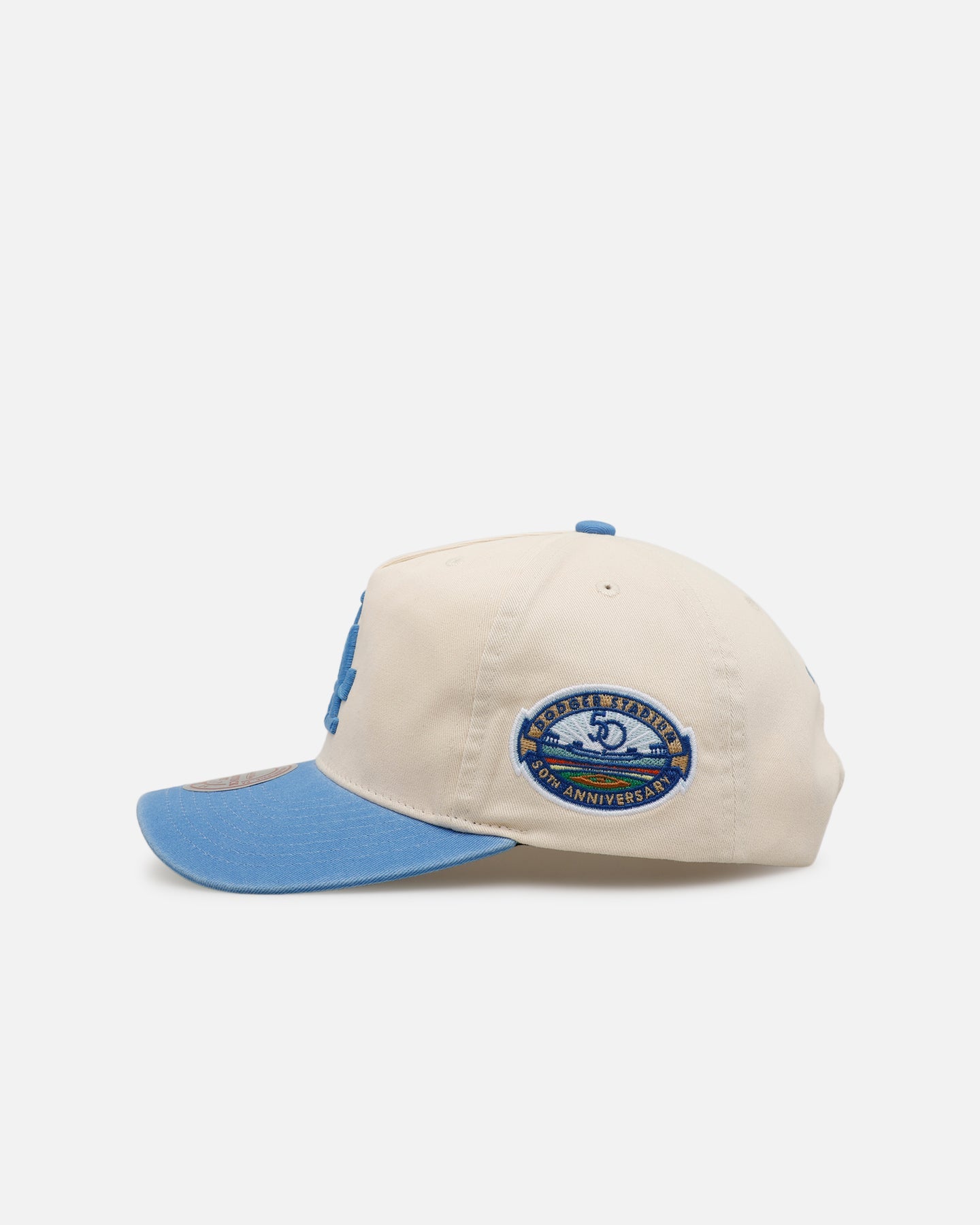 Mitchell & Ness Los Angeles Dodgers 'Washed Cotton' Deadstock Snapback Off White