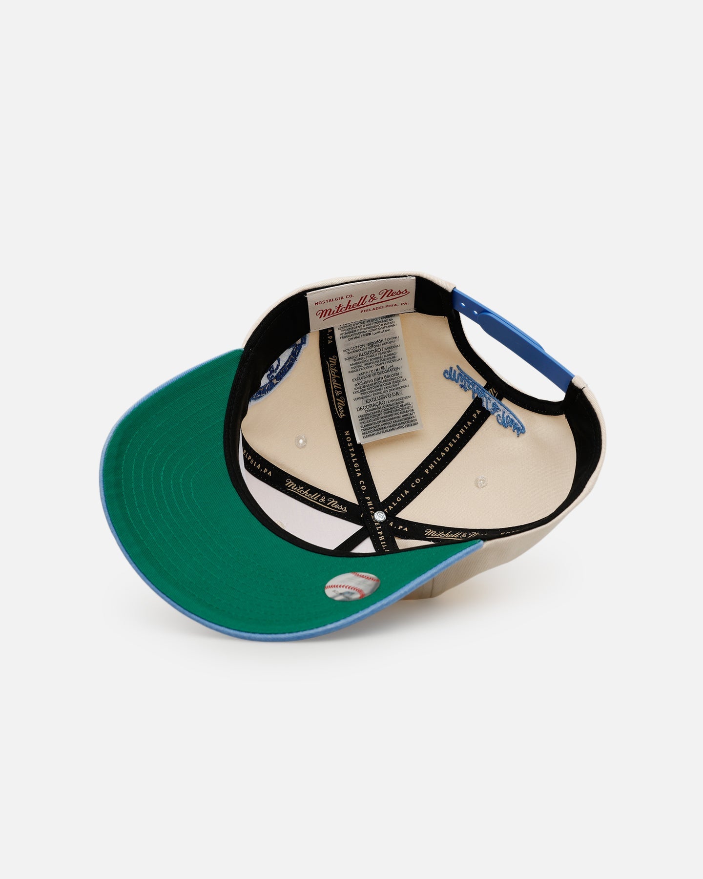 Mitchell & Ness Los Angeles Dodgers 'Washed Cotton' Deadstock Snapback Off White