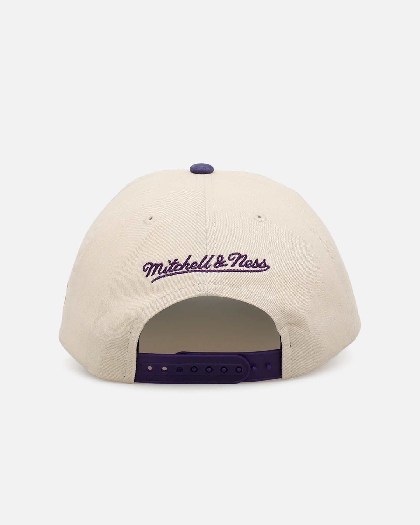 Mitchell & Ness Los Angeles Lakers 'Washed Cotton' Deadstock Snapback Off White