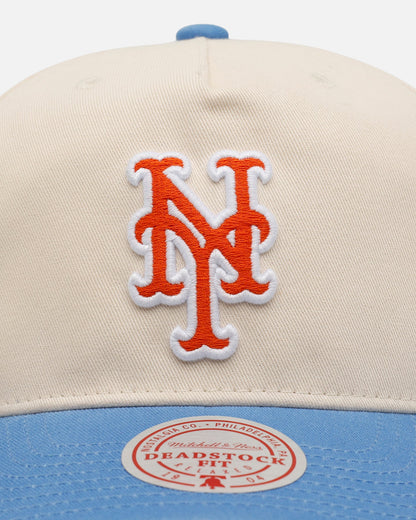 Mitchell & Ness New York Mets 'Washed Cotton' Deadstock Snapback Off White