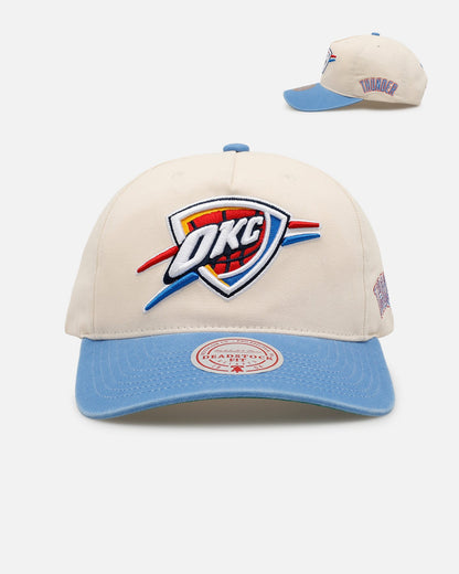 Mitchell & Ness Oklahoma City Thunder 'Washed Cotton' Deadstock Snapback Off White