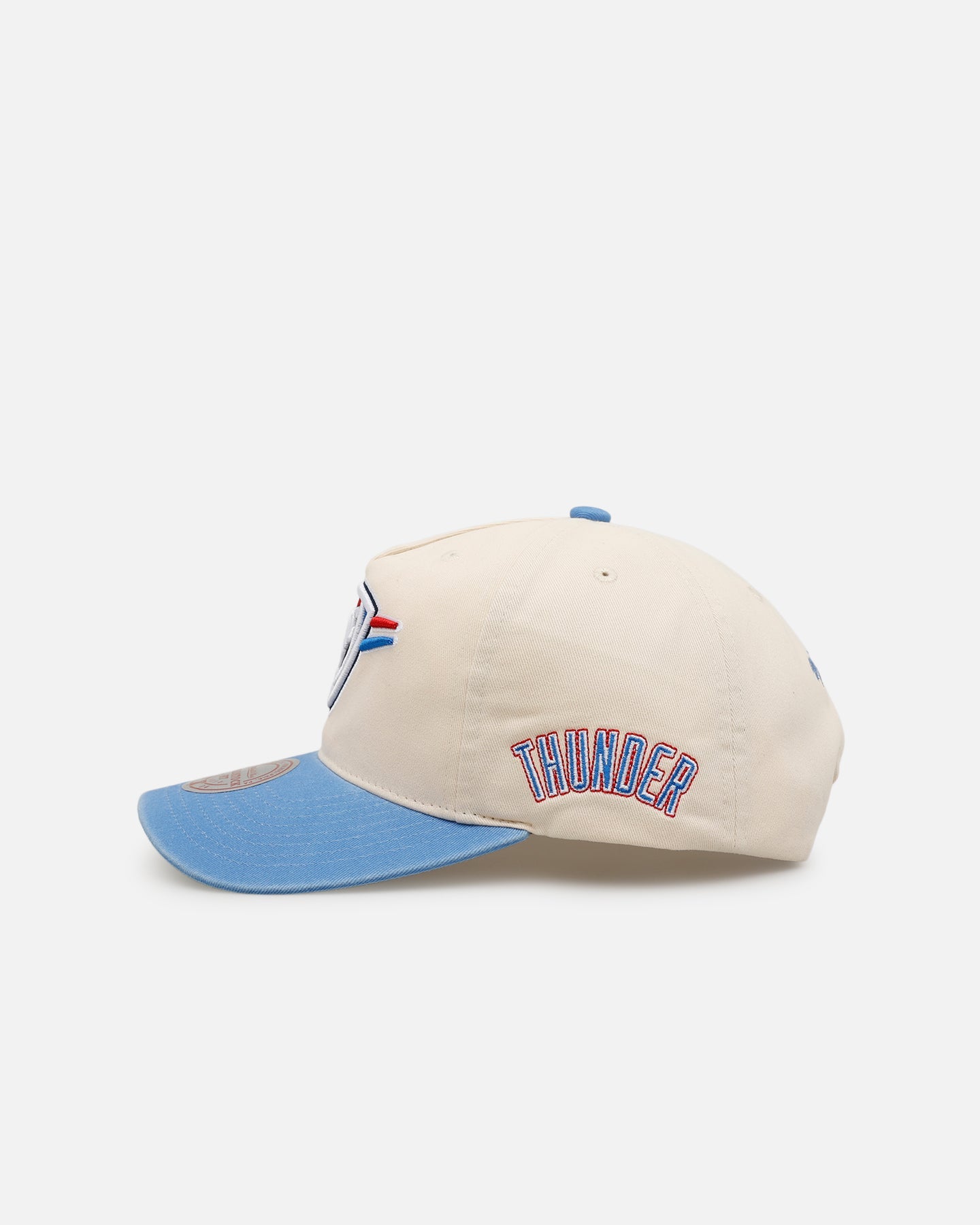 Mitchell & Ness Oklahoma City Thunder 'Washed Cotton' Deadstock Snapback Off White