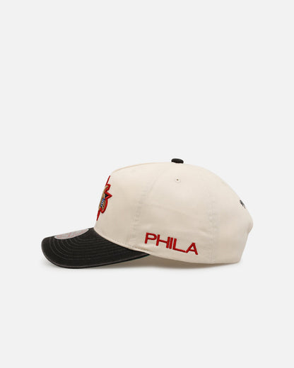 Mitchell & Ness Philadelphia 76ers 'Washed Cotton' Deadstock Snapback Off White