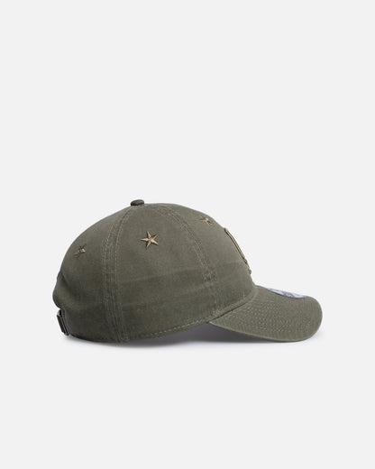 New Era Los Angeles Dodgers 'Starry Eyelet' 9TWENTY Strapback Green