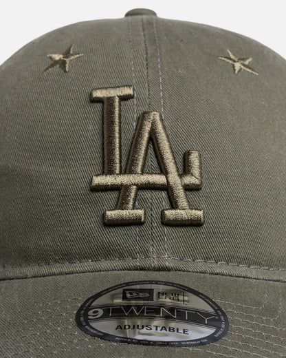 New Era Los Angeles Dodgers 'Starry Eyelet' 9TWENTY Strapback Green