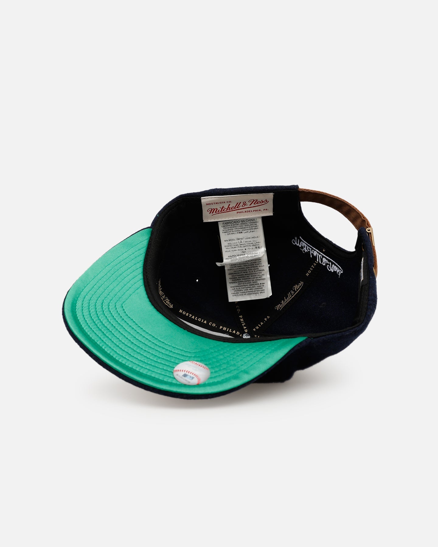 Mitchell & Ness Boston Red Sox 'Vintage Baseball' Vintage Fit Strapback Blue