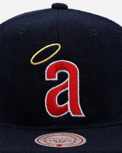 Mitchell & Ness Los Angeles Angels 'Vintage Baseball' Vintage Fit Strapback Blue
