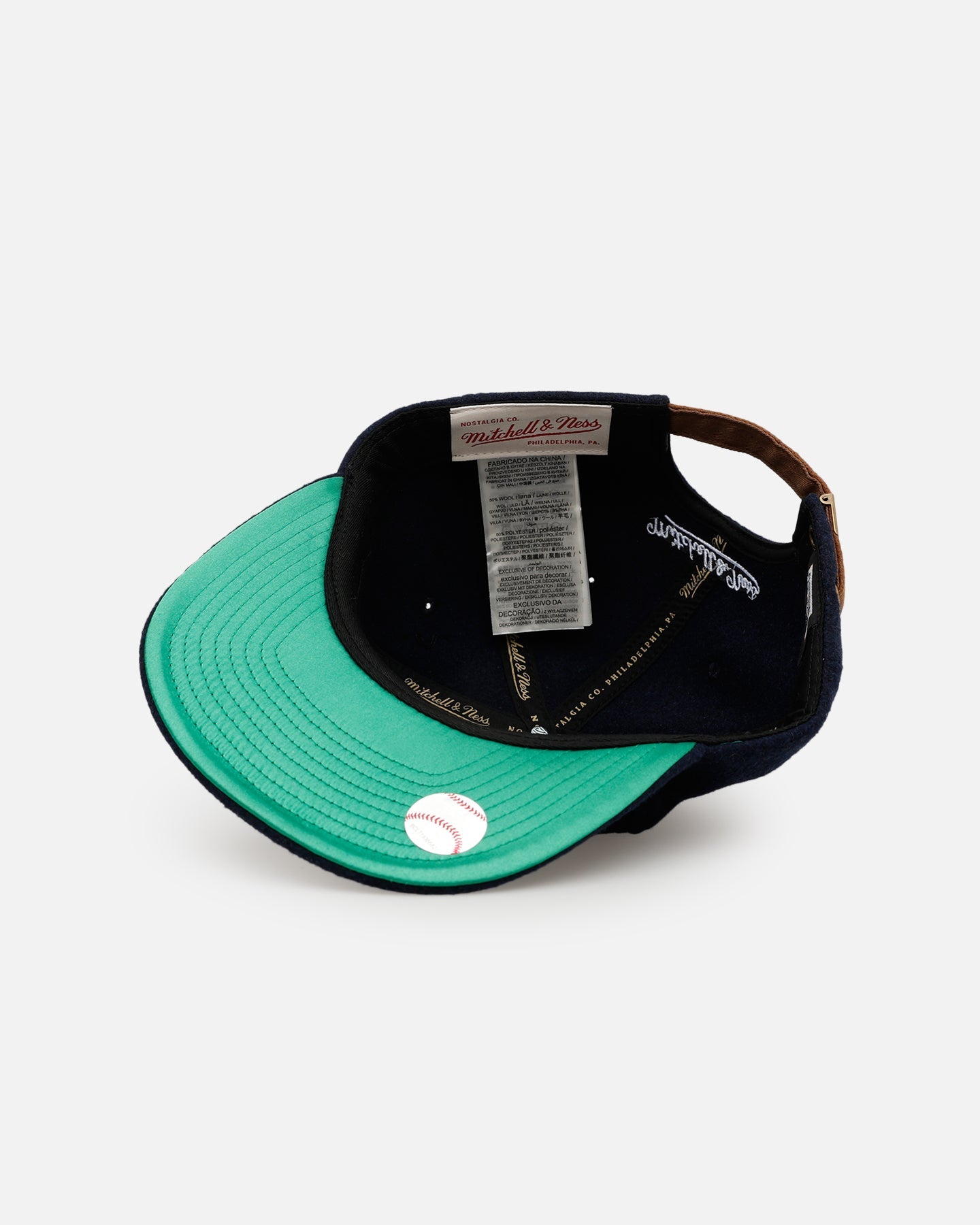 Mitchell & Ness Los Angeles Angels 'Vintage Baseball' Vintage Fit Strapback Blue