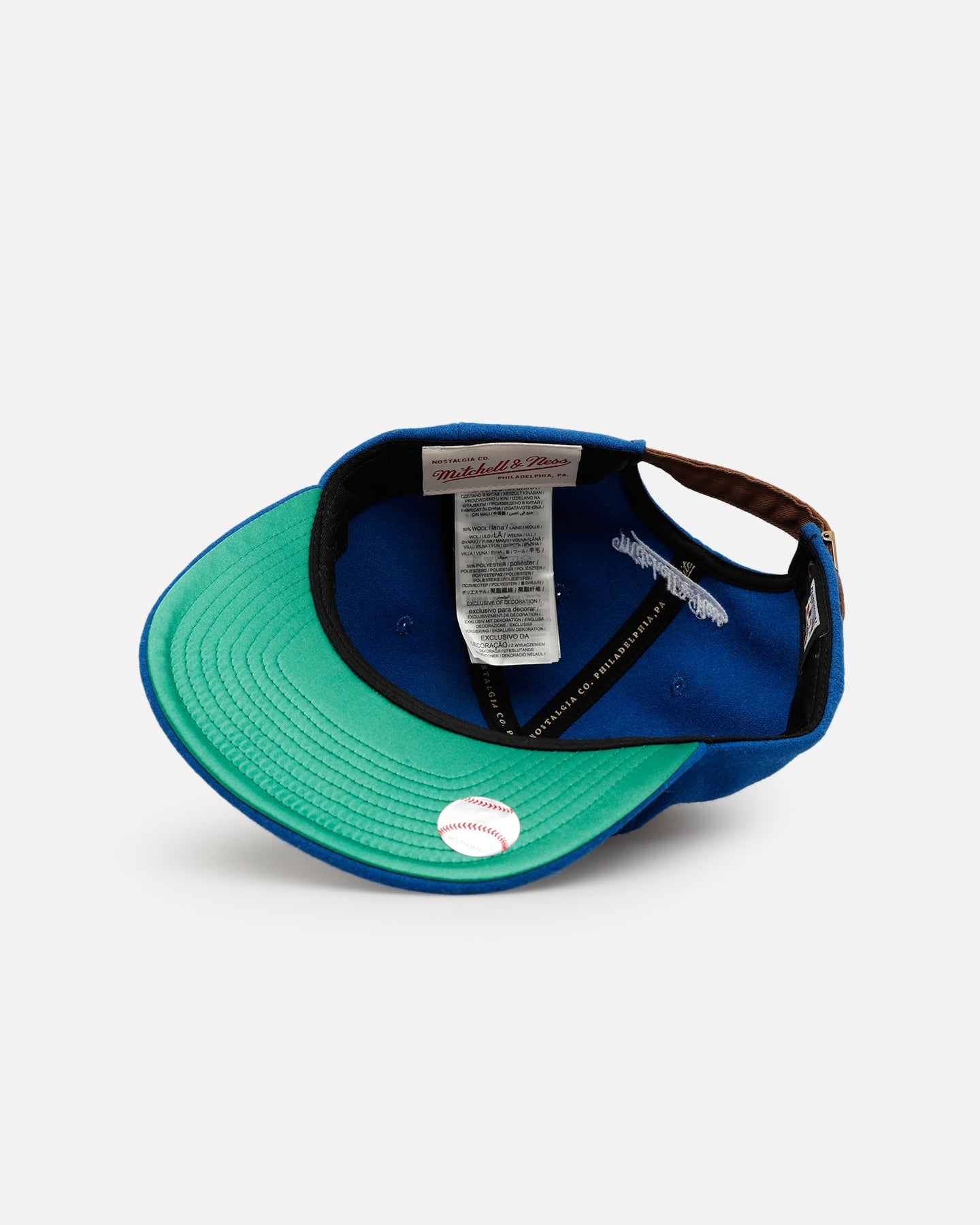 Mitchell & Ness Los Angeles Dodgers 'Vintage Baseball' Vintage Fit Strapback Royal