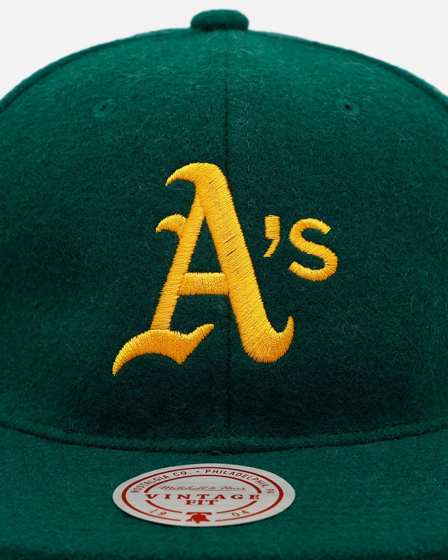 Mitchell & Ness Oakland Athletics 'Vintage Baseball' Vintage Fit Strapback Green