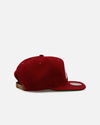 Mitchell & Ness Philadelphia Phillies 'Vintage Baseball' Vintage Fit Strapback Maroon