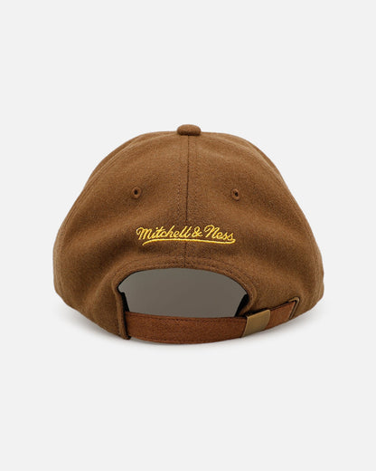 Mitchell & Ness San Diego Padres 'Vintage Baseball' Vintage Fit Strapback Brown