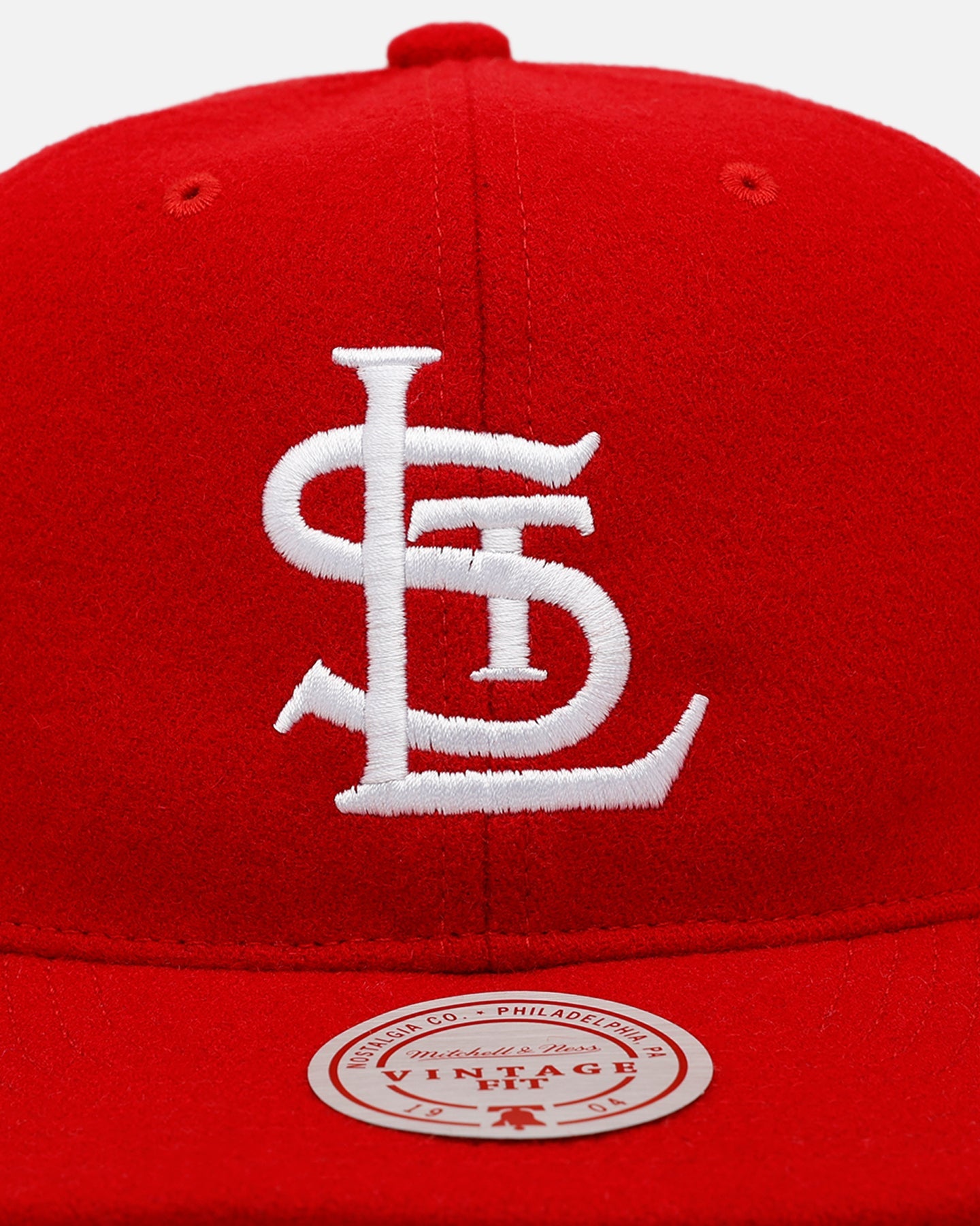 Mitchell & Ness St. Louis Cardinals 'Vintage Baseball' Vintage Fit Strapback Red