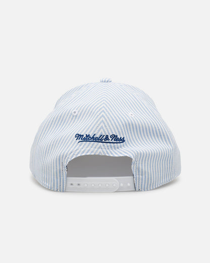 Mitchell & Ness Boston Red Sox 'Seersucker' Pro Pinch Snapback Blue/White