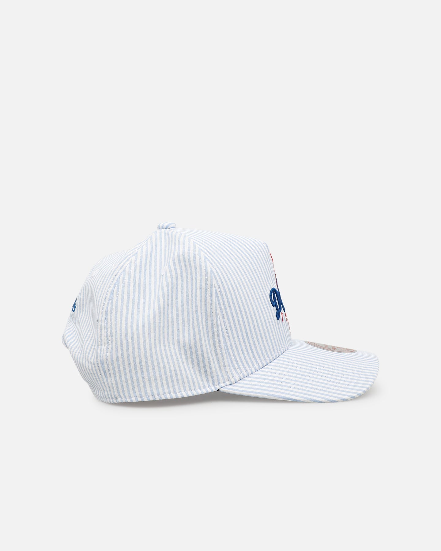 Mitchell & Ness Los Angeles Dodgers 'Seersucker' Pro Pinch Snapback Blue/White