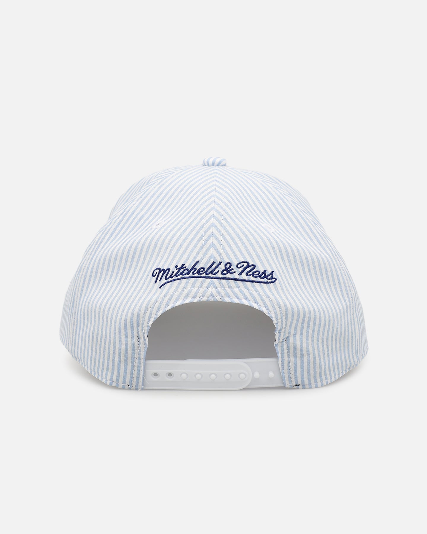 Mitchell & Ness Los Angeles Lakers 'Seersucker' Pro Pinch Snapback Blue/White