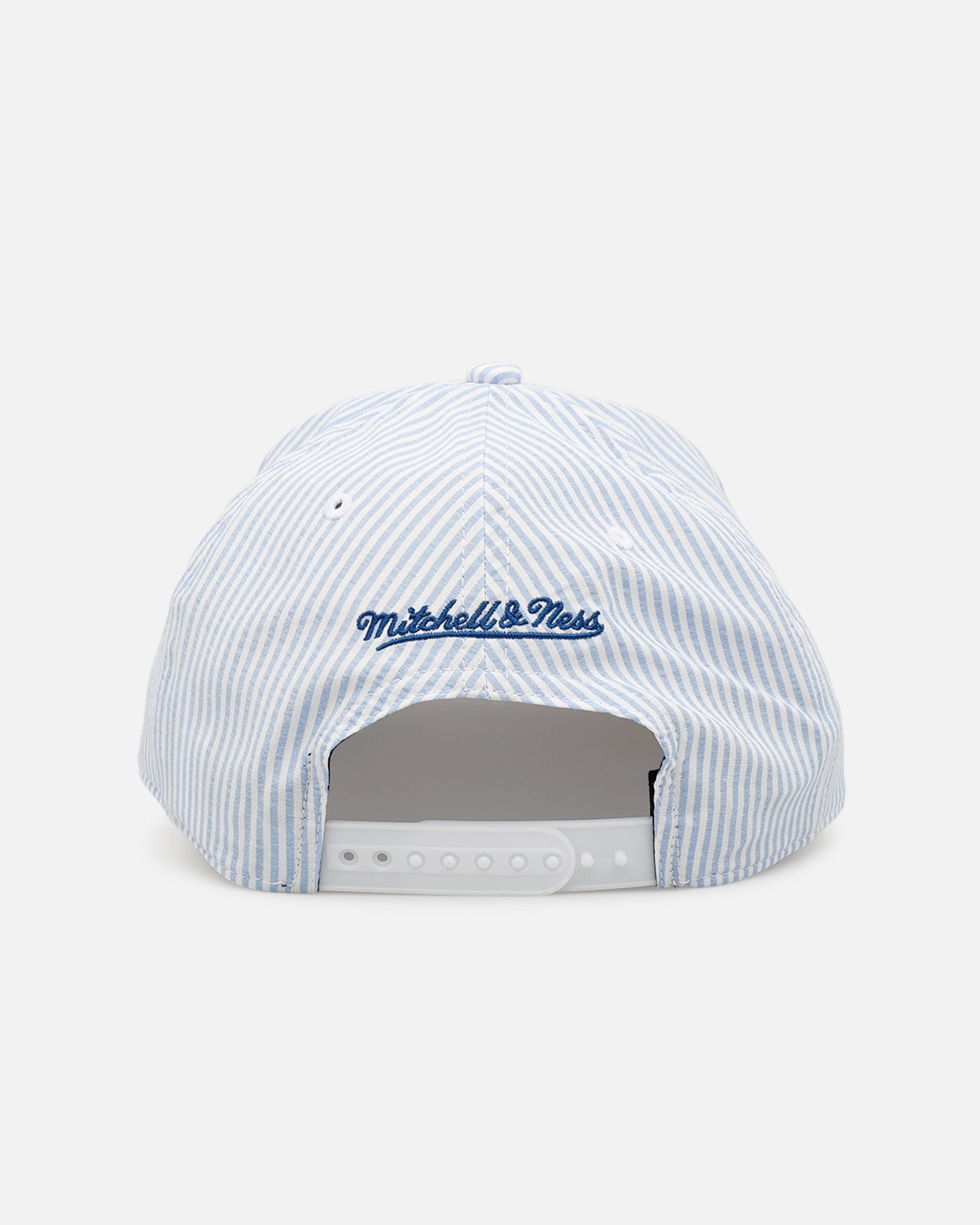 Mitchell & Ness New York Yankees 'Seersucker' Pro Pinch Snapback Blue/White