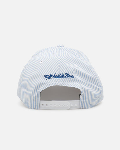Mitchell & Ness New York Yankees 'Seersucker' Pro Pinch Snapback Blue/White