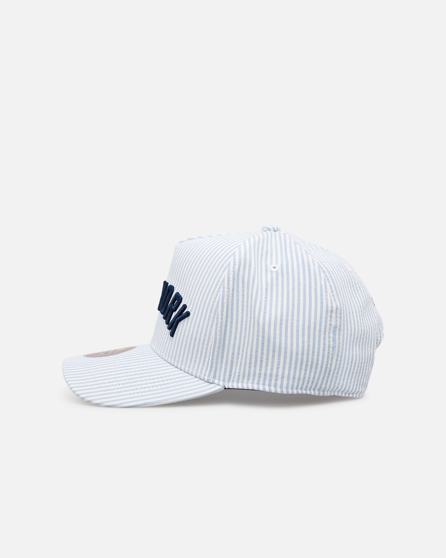 Mitchell & Ness New York Yankees 'Seersucker' Pro Pinch Snapback Blue/White