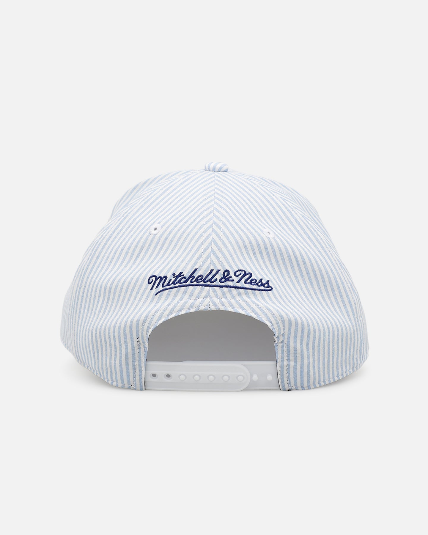 Mitchell & Ness Oklahoma City Thunder 'Seersucker' Pro Pinch Snapback Blue/White