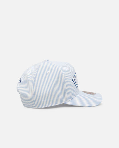 Mitchell & Ness Oklahoma City Thunder 'Seersucker' Pro Pinch Snapback Blue/White
