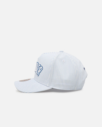 Mitchell & Ness Oklahoma City Thunder 'Seersucker' Pro Pinch Snapback Blue/White