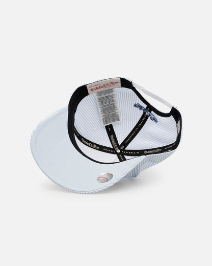 Mitchell & Ness Philadelphia Phillies 'Seersucker' Pro Pinch Snapback Blue/White