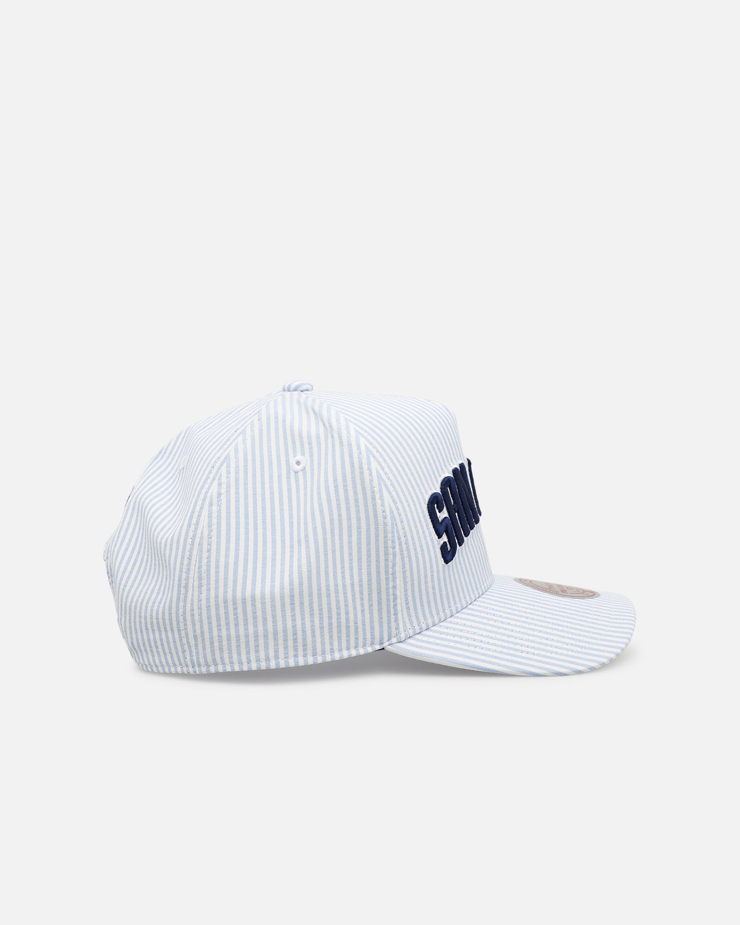 Mitchell & Ness San Diego Padres 'Seersucker' Pro Pinch Snapback Blue/White