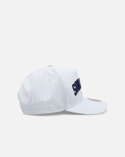 Mitchell & Ness San Diego Padres 'Seersucker' Pro Pinch Snapback Blue/White