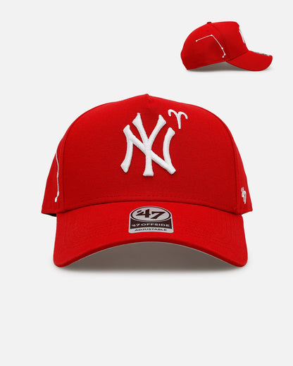 47 Brand New York Yankees 'Yankees Zodiac' Aries 47 Offside Snapback Red