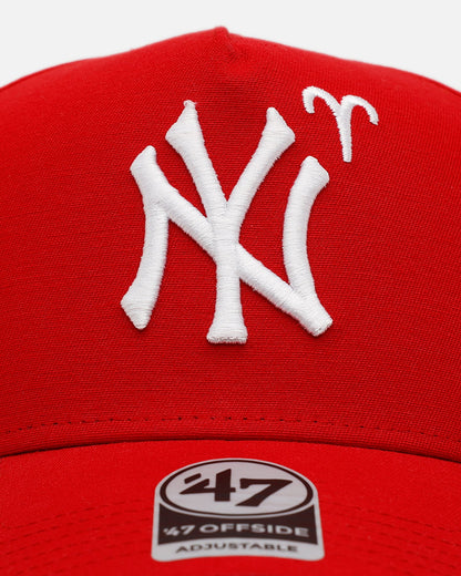 47 Brand New York Yankees 'Yankees Zodiac' Aries 47 Offside Snapback Red