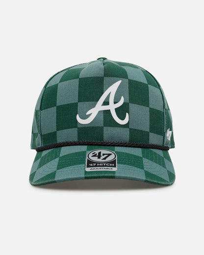 47 Brand Atlanta Braves 'Checkerboard' 47 Hitch Snapback Green