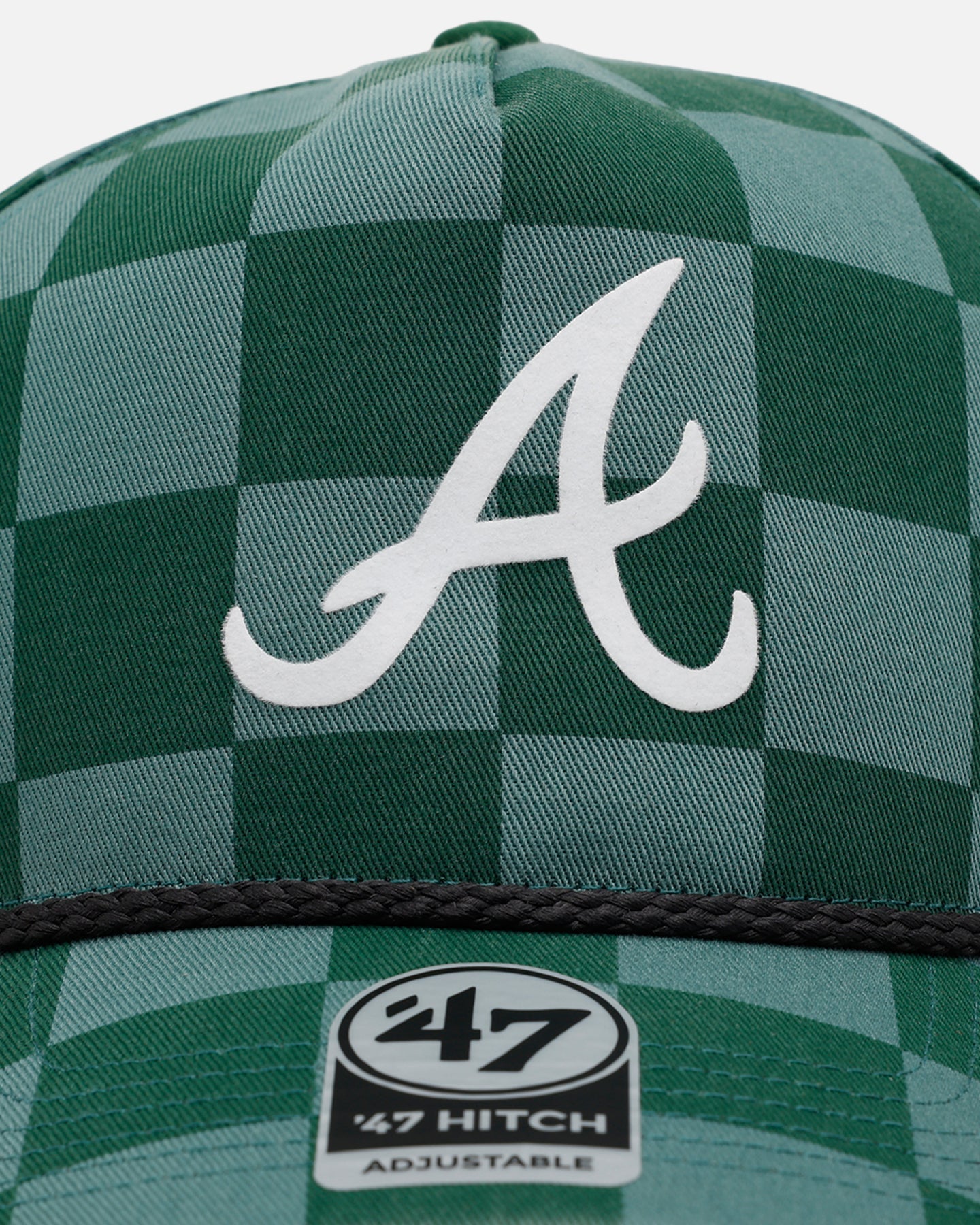 47 Brand Atlanta Braves 'Checkerboard' 47 Hitch Snapback Green