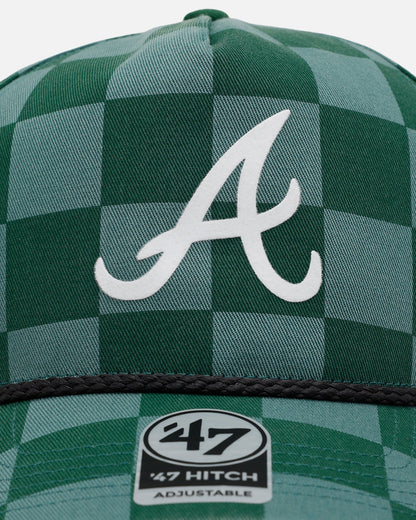 47 Brand Atlanta Braves 'Checkerboard' 47 Hitch Snapback Green