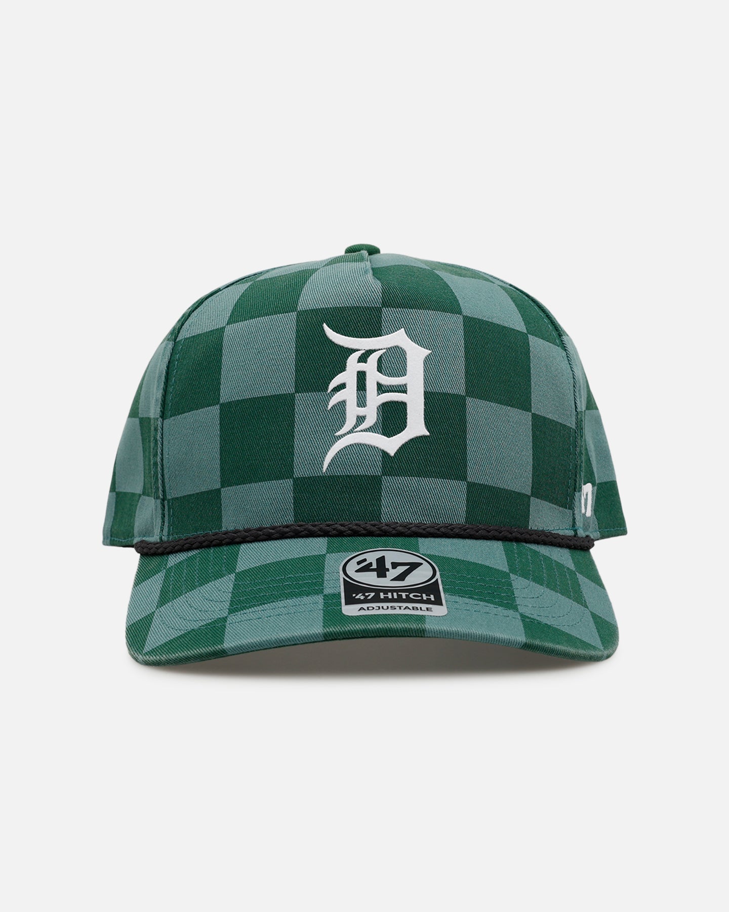 47 Brand Detroit Tigers 'Checkerboard' 47 Hitch Snapback Green