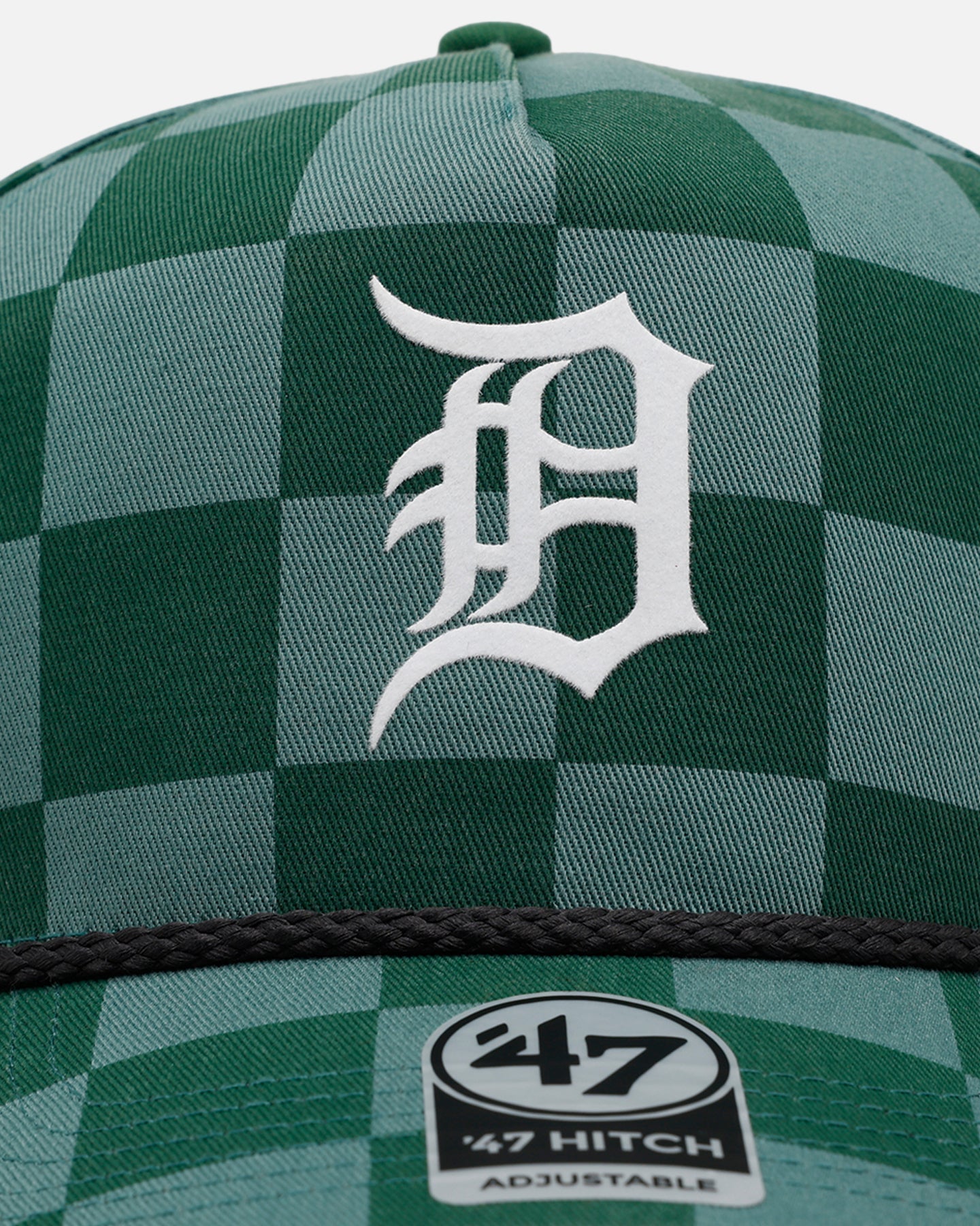 47 Brand Detroit Tigers 'Checkerboard' 47 Hitch Snapback Green