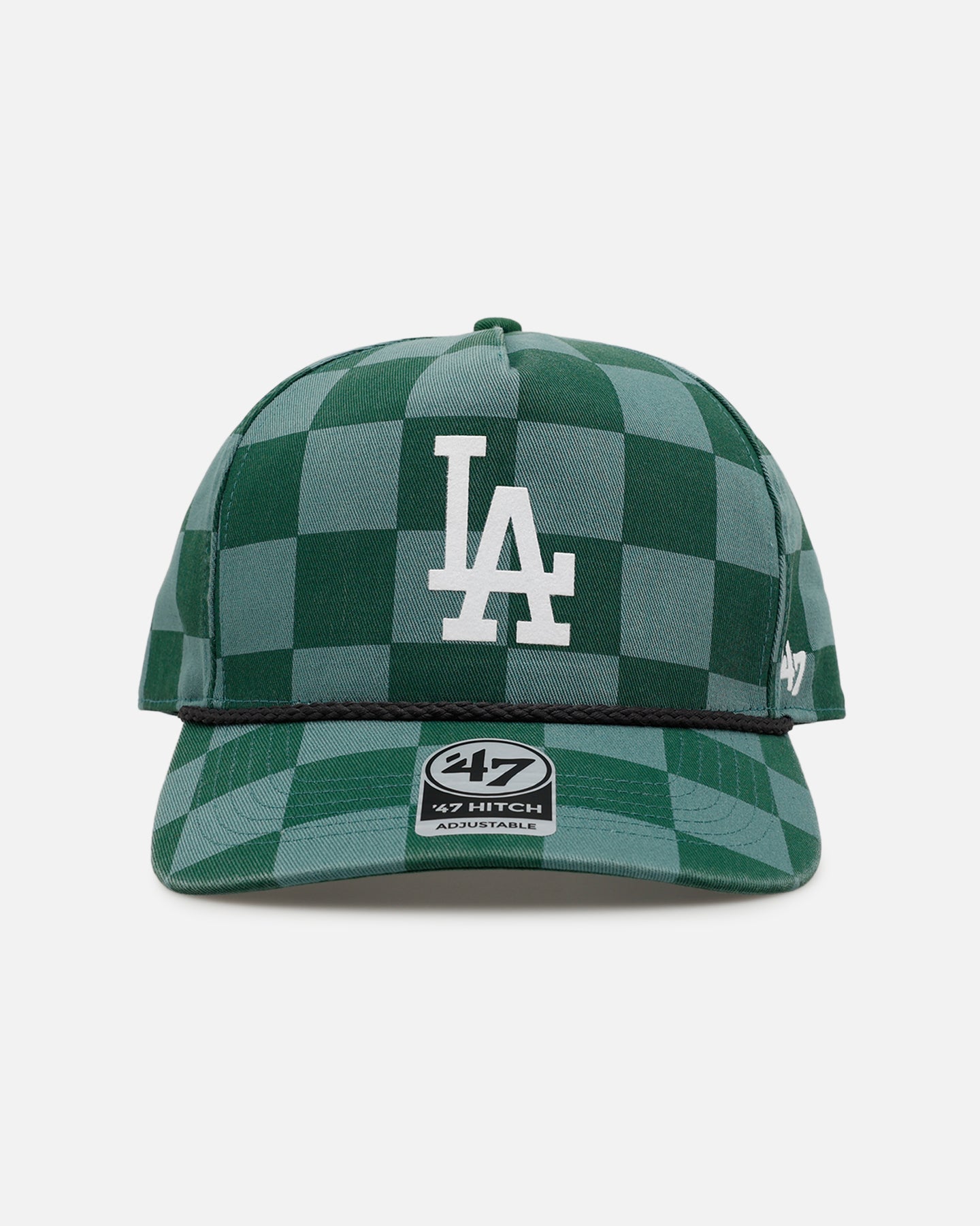 47 Brand Los Angeles Dodgers 'Checkerboard' 47 Hitch Snapback Green