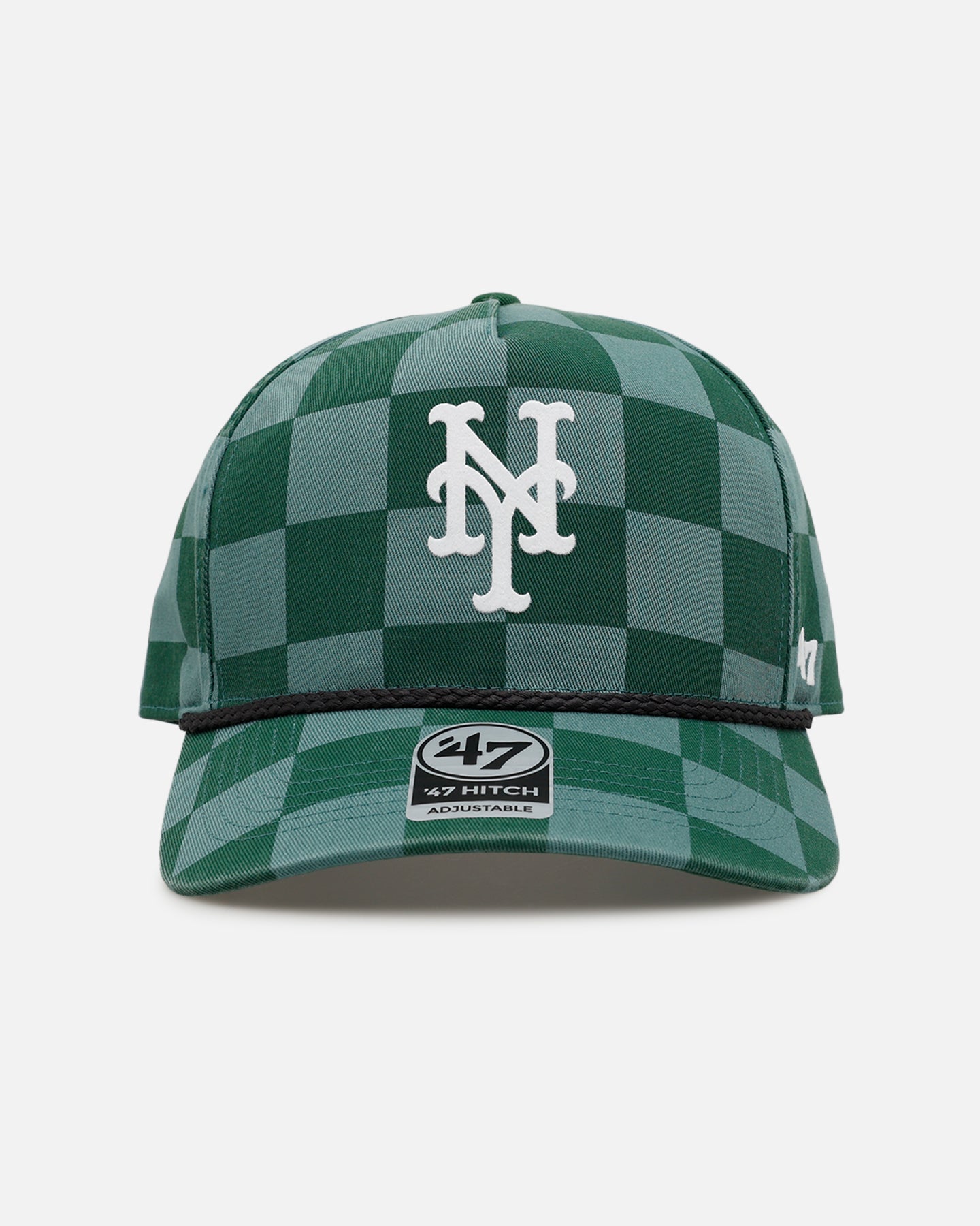 47 Brand New York Mets 'Checkerboard' 47 Hitch Snapback Green