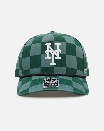 47 Brand New York Mets 'Checkerboard' 47 Hitch Snapback Green