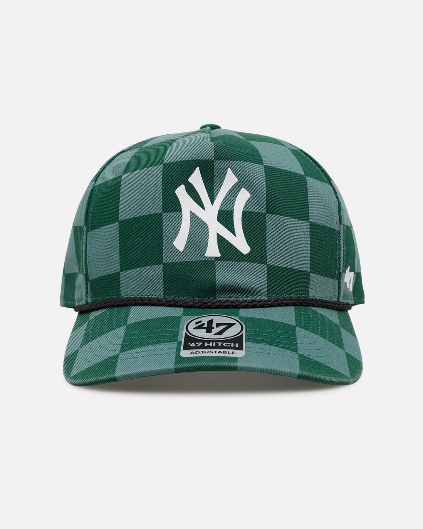 47 Brand New York Yankees 'Checkerboard' 47 Hitch Snapback Green