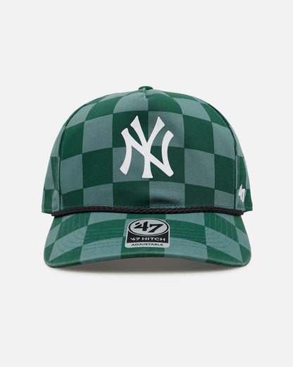 47 Brand New York Yankees 'Checkerboard' 47 Hitch Snapback Green