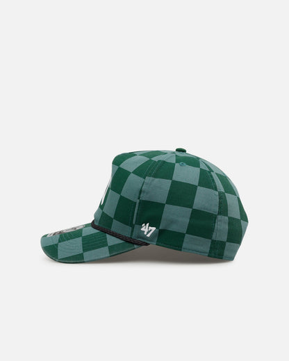47 Brand New York Yankees 'Checkerboard' 47 Hitch Snapback Green