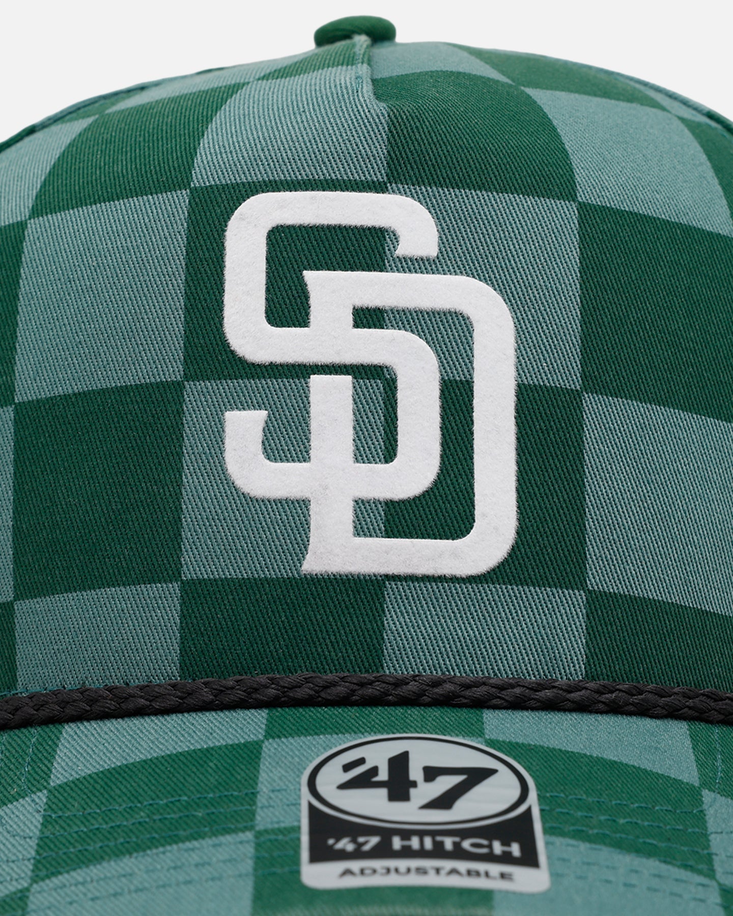 47 Brand San Diego Padres 'Checkerboard' 47 Hitch Snapback Green