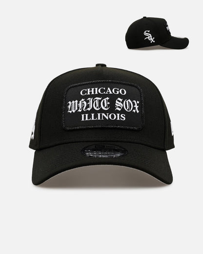 New Era Chicago White Sox 'Gothic Patch' 9FORTY A-Frame Snapback Black