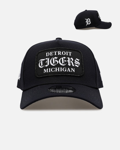 New Era Detroit Tigers 'Gothic Patch' 9FORTY A-Frame Snapback Black